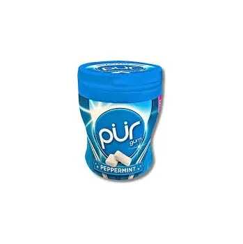 Bonbon PÜR Žvýkačky bez aspartamu Peppermint s xylitolem, bez cukru 50 ks