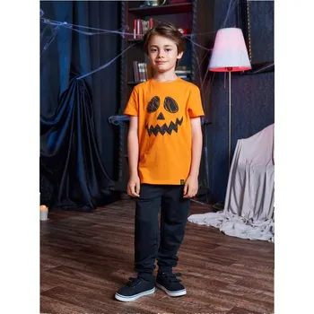 Chlapecké tričko Sinsay - Tričko s&nbsp;potiskem Halloween - oranžová - 407FC-20X - 407FC-20X-98
