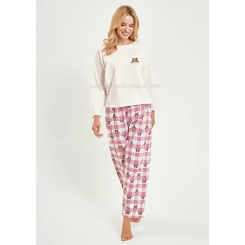 Dámské pyžamo TARO Dámské pyžamo Astrid3441 Barva: zz52-smotanová, Velikost: XL