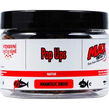 Boilies Návnada max carp kaprová metoda 0,05 kg POP UP ANABOLIC DRUG
