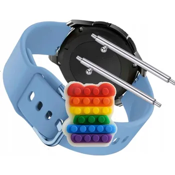 Pouzdro na mobilní telefon Pásek Řemínek pro Coros APEX 2 Pro, Silikon Modrý Poutko, nastavitelný