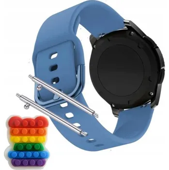 Pouzdro na mobilní telefon Řemínek Řemínek pro Kospet Tank M2, Silikonový Modrý Smyčka, nastavitelný