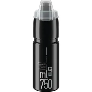 Outdoorové vybavení Elite Jet Plus 0,75l láhev s víčkem černá