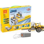 Wange Elektronická stavebnice 4v1 – DOMINO LINKA, LUNÁRNÍ VOZÍTKO, VĚTRNÝ MLÝN, VÁHY