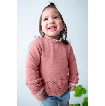 Dívčí svetr Dětský svetr Mayoral růžová barva, 2353 2353.4E.Baby.9BYA 38X, vel. 104