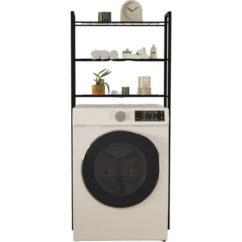 regál Regál nad pračku Nigel Black, černá