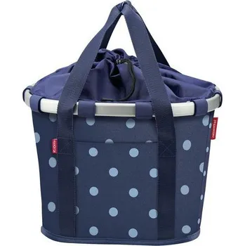 brašna na kolo KLICKfix koš na řidítka Bikebasket (mixed dots blue)