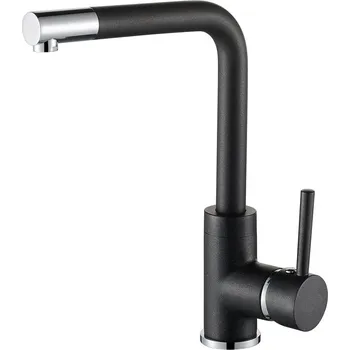 Vodovodní baterie dřezová baterie Helika FORTE 5553 black metallic