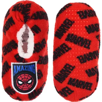 Chlapecké bačkory Pantofle Spiderman červené 27/30