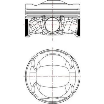 Píst motoru Píst MAHLE 039 PI 00134 002