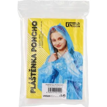 Pláštěnka Pláštěnka Poncho polyethylen universální velikost v sáčku 10x12cm