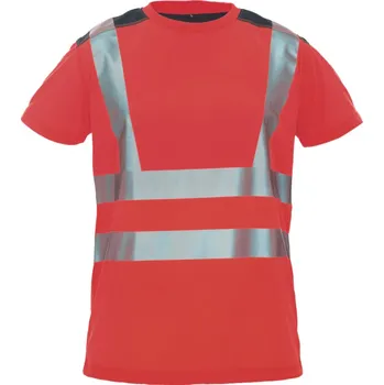 Pánská móda Cerva Knoxfield Hvps Unisex triko HI-VIS 03040134 červená M