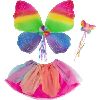 Karnevalový kostým Set Víla duhová vel. 4-6 let - Albi
