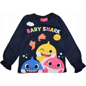 Chlapecké tričko TRIKO BABY SHARK em 002 tm. modré girl Velikost: 104