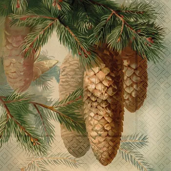 Papírový ubrousek Papírový ubrousek Fir Cones