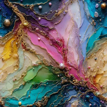 Imitace bavlny light perlový vír