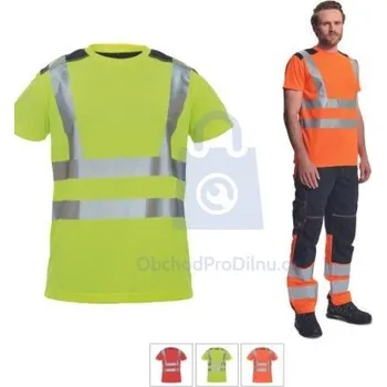 Pánské oblečení Cerva Knoxfield Hvps Unisex triko HI-VIS 03040134 žlutá XL