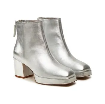 Dámské kozačky Polokozačky Balagan Elton Stříbrná 41