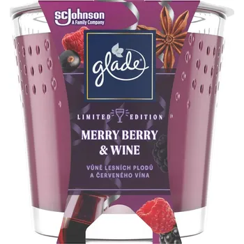 Svíčka GLADE Svíčka Merry Berry & Wine 129 g