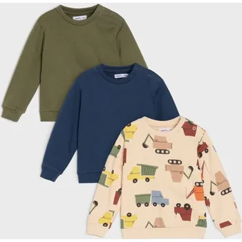 Chlapecká mikina Sinsay - Sada 3&nbsp;mikin - béžová - 529EM-02X - 529EM-02X-74