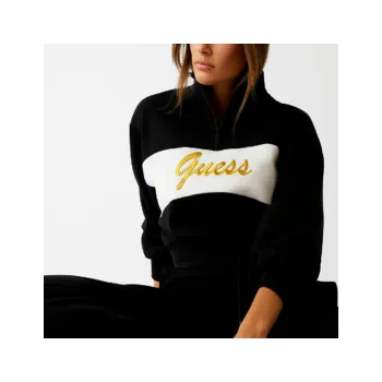 Dámská mikina Guess fabia half-zip sweatshirt M