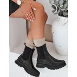 Černé chelsea boty DENTAR ZY0412 Velikost: 38