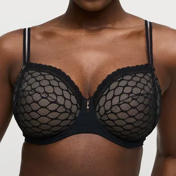 Podprsenka Primadonna Twist - Nako podprsenka vysoká nevyztužená black 95D 0142490