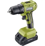 EXTOL CRAFT vrtací šroubovák aku, BRUSHLESS, 20V Li-ion, 2×2Ah