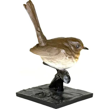 ČERVENKA OBECNÁ - BRONZOVÁ SOCHA PTÁČKA