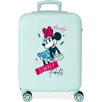 JOUMMA BAGS Luxusní dětský ABS cestovní kufr MINNIE MOUSE Simply, 55x38x20cm, 34L, 3581121