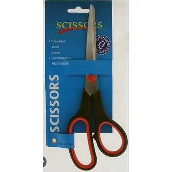 Kancelářské nůžky 17 cm nerezová ocel ergonomická gumová rukojeť Viking