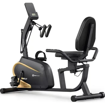 Kardio stroj Hop-Sport Recumbent HS-045 Volt zlatý