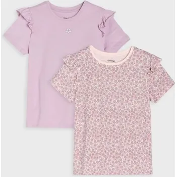 Dívčí oblečení Sinsay - Bavlněné tričko - vícebarevná - 849DN-MLC - 849DN-MLC-134