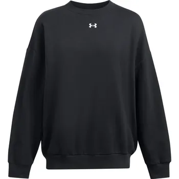 Dámská mikina Dámská mikina přes hlavu Under Armour RIVAL FLEECE OS CREW W černá 1386463-001 - L | UK 9 | US 10