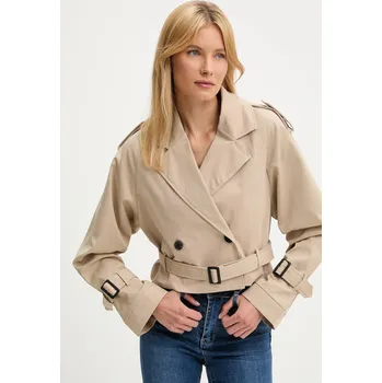 Dámský kabát Bunda Answear.LAB MA897 béžová 80X, vel. M