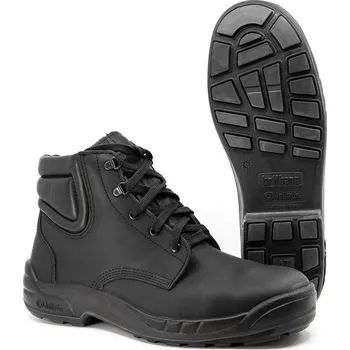 Pracovní obuv Boty kotníčkové kožené JALNEPTUNE SAS S3 HRO ČERNÉ Velikost: 47