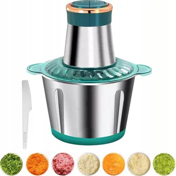 Kuchyňský mlýnek DRTIČ POTRAVIN 2 RYCHLOSTI 2 L SEKÁČEK NA OVOCE A ZELENINY MASO