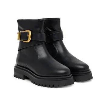 Dámské kozačky Polokozačky Steve Madden Lexs SM11003593 Černá 40