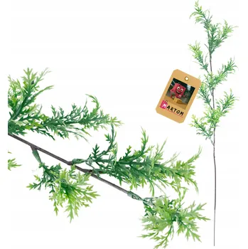 umělá květina UMĚLÉ LISTY 55CM VĚTVIČKA VÝPLŇ ZELENÁ DEKORACE NA ARANŽOVÁNÍ