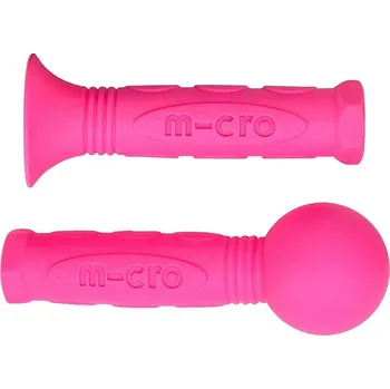 Zvonek na kolo Micro grip a houkačka růžová