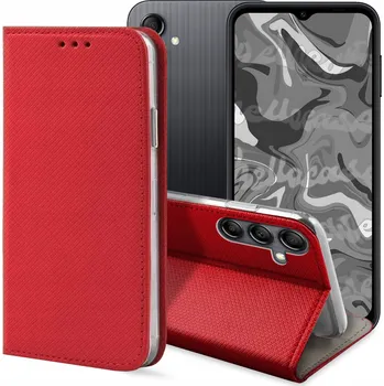 Pouzdro na mobilní telefon Flipové pouzdro Hello Case pro Samsung Galaxy A14 5G, červené