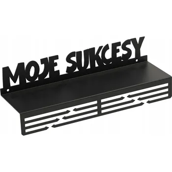 Věšák Věšák na medaile MOJE ÚSPĚCHY s poličkou - černý 18202