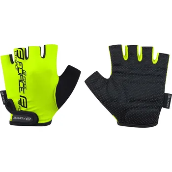 Cyklistické rukavice Force dětské rukavice KID fluo velikost XL