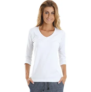 Dámské tričko EVONA a.s. Dámské triko EBY V 002 bílé - Dámské triko EBY V 002 bílé 002 M