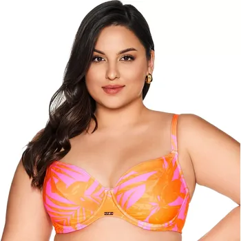 Dámské plavky Horní díl plavek 215 tangerine - AVA oranžová 75/I