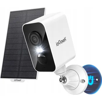 IP kamera 2K KAMERA SOLARNA ZEWNĘTRZNA OBROTOWA IP WIFI 4x ZOOM s 10400MAH Baterií