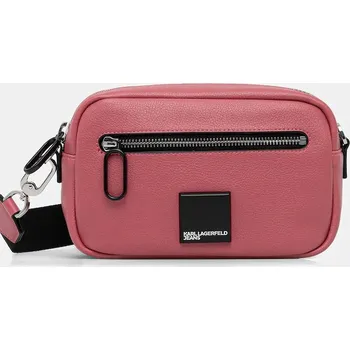 Kabelka Karl Lagerfeld Jeans růžová barva, A3W30205 39X, vel. ONE SIZE