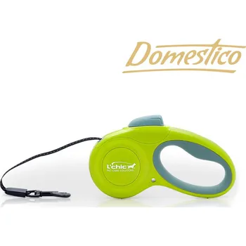 Vodítko pro psa Domestico Samonavíjecí vodítko Easy Lock 3m/12kg, zelené