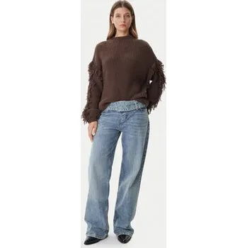 Dámský svetr ONLY Svetr Molly 15363467 Hnědá Regular Fit S