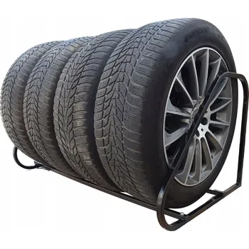 Věšák Stojan věšák na kola pneumatiky kovový regál police polský